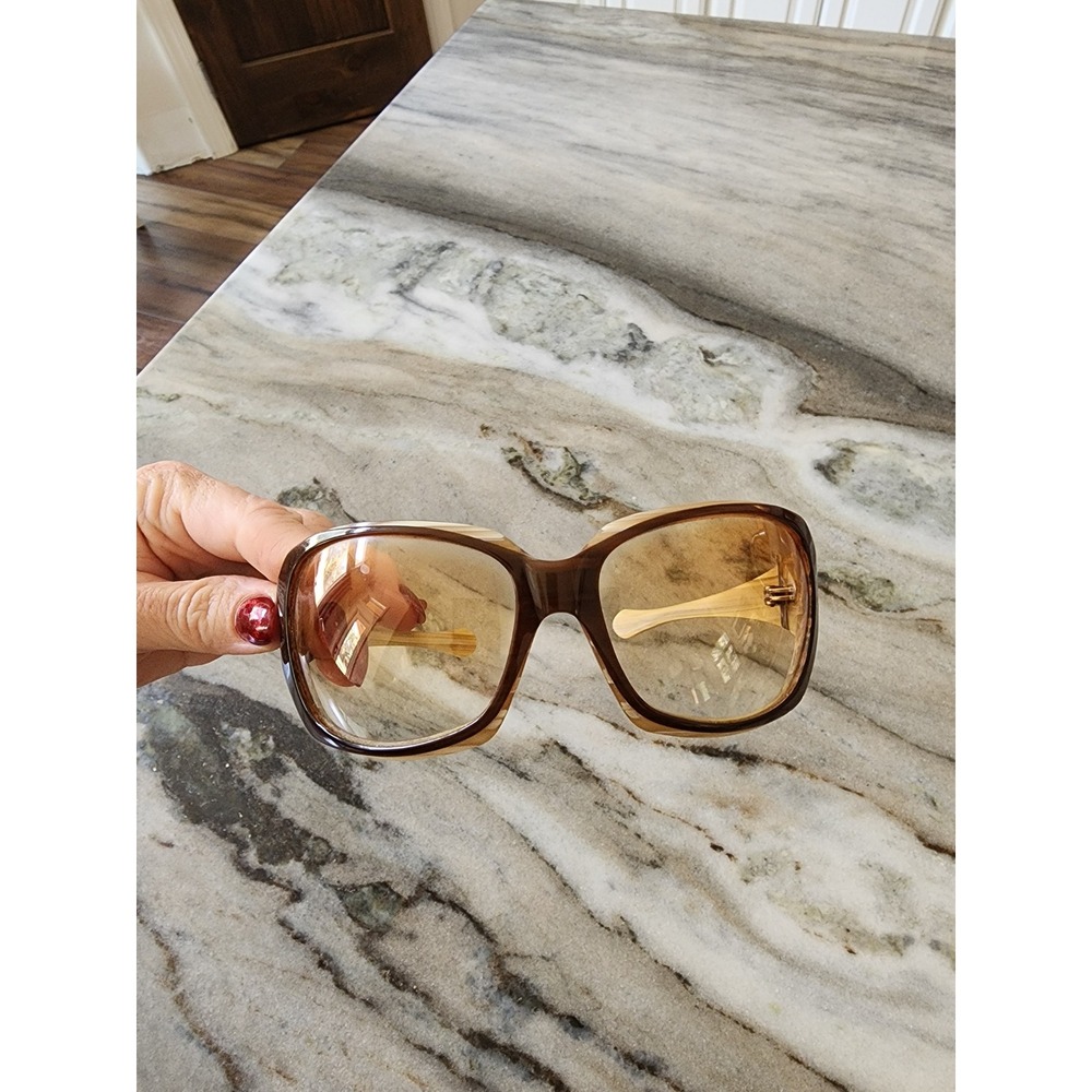 Oakley Script Sunglasses 05-961 Brown Sugar Tan Oversized Square VR50 Lens USA